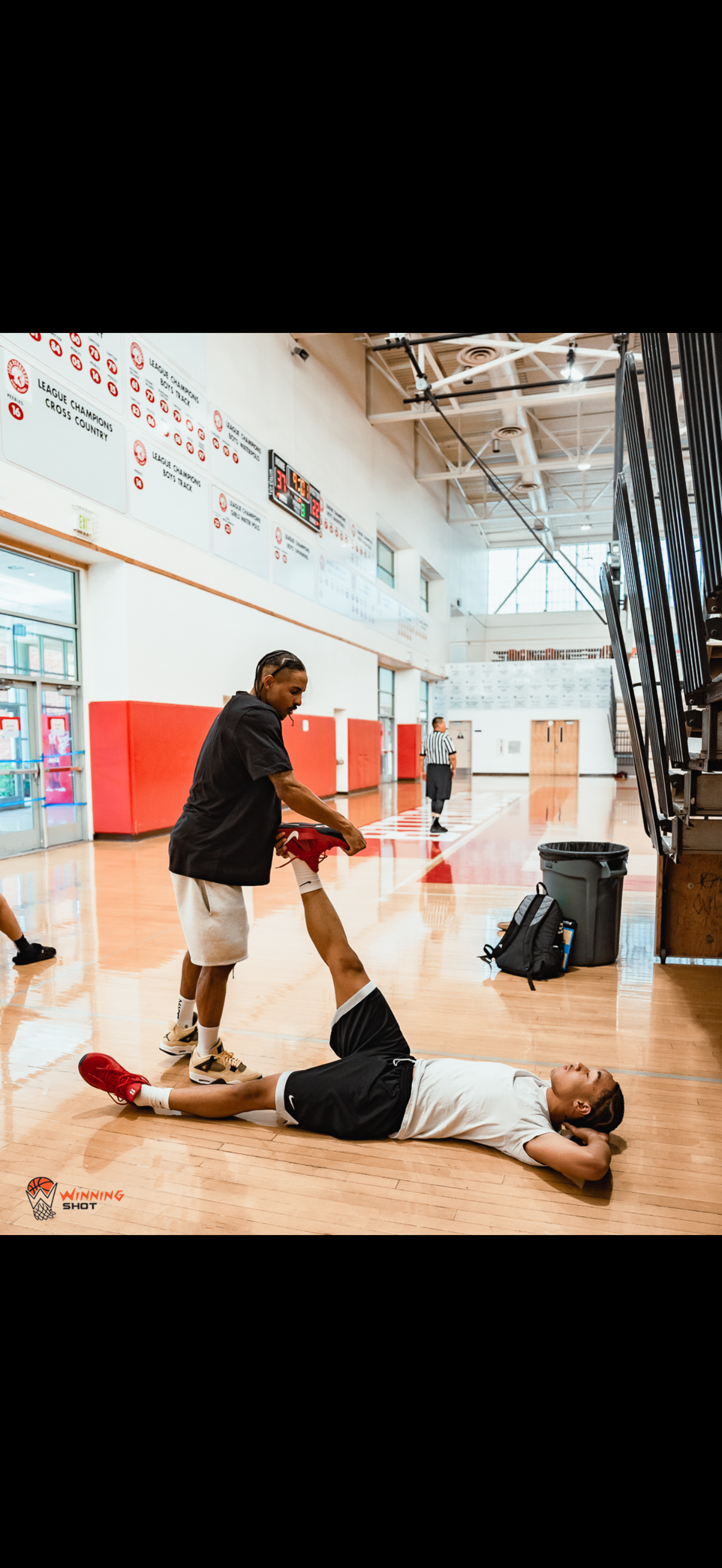 A live basketball workout focused on youth development and repetition.